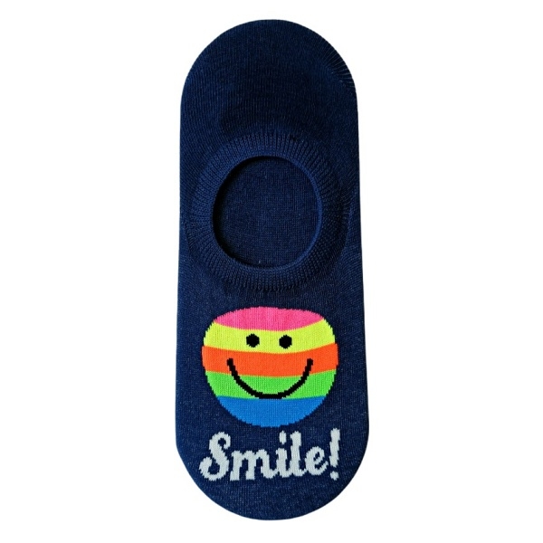 韓國製卡通襪大人款-彩虹微笑