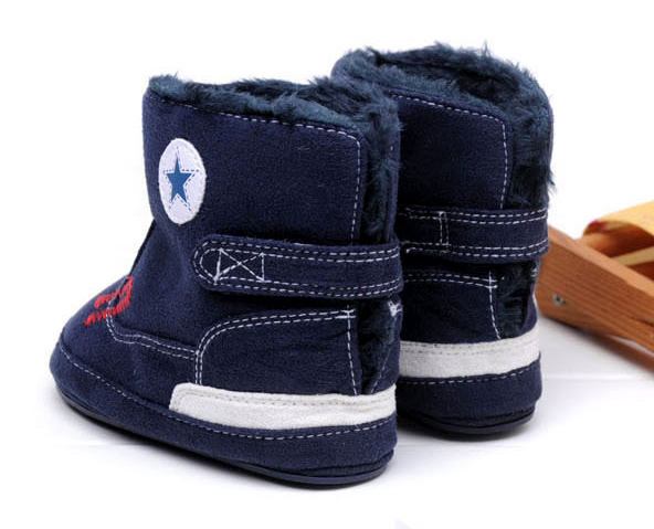 深藍色寶寶鞋/嬰兒鞋/學步鞋(環保TPR鞋底)