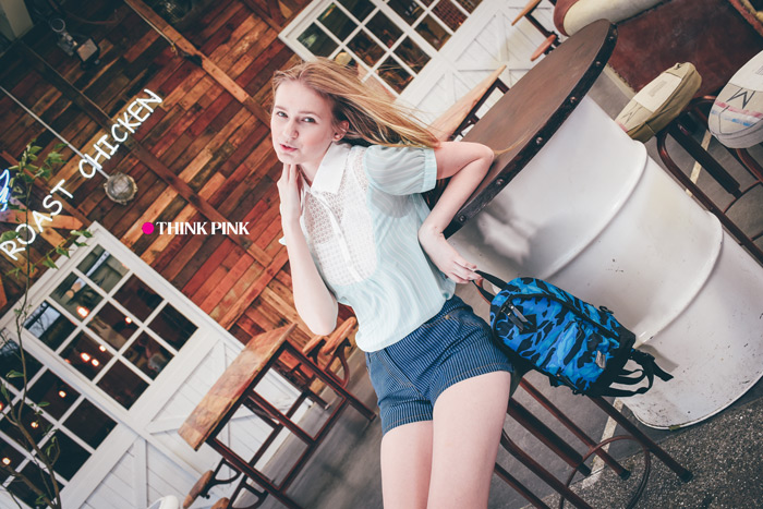 【THINK PINK】幻彩系列第二代加強版單/雙肩兩用包-幻彩藍