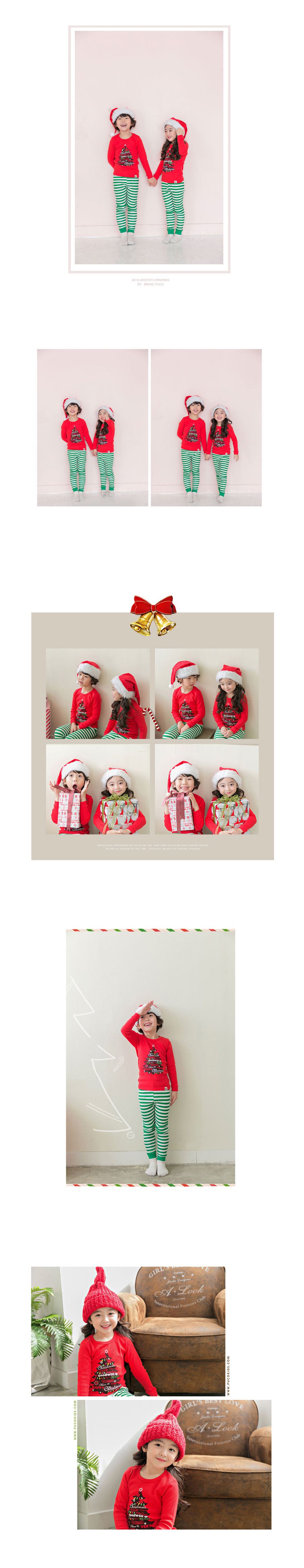 【超值特價】韓國製純棉長袖家居服-歡樂耶誕樹