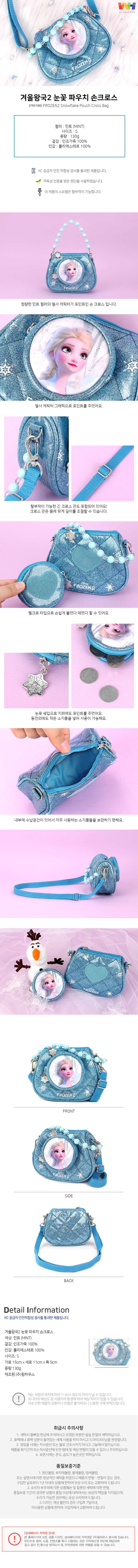 韓國FROZEN冰雪奇緣2手提包/側肩兩用包【FR0188】